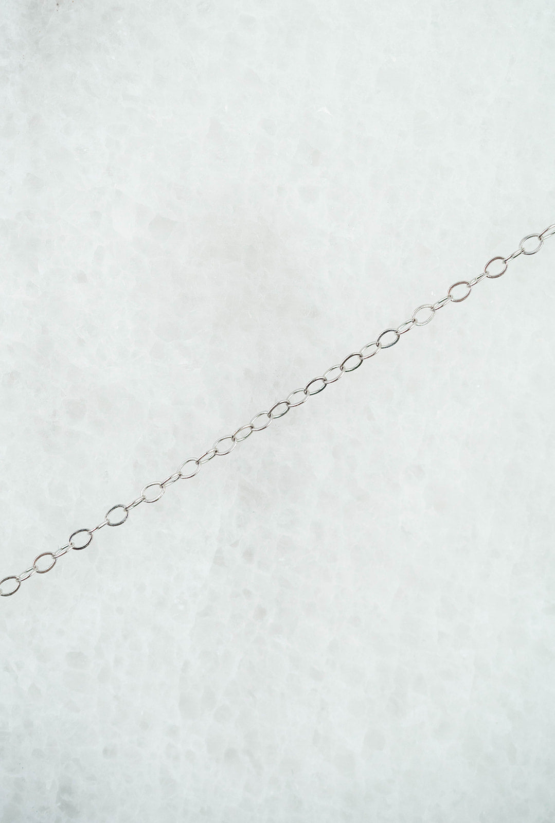 Dainty Cable Chain - 14K White Gold