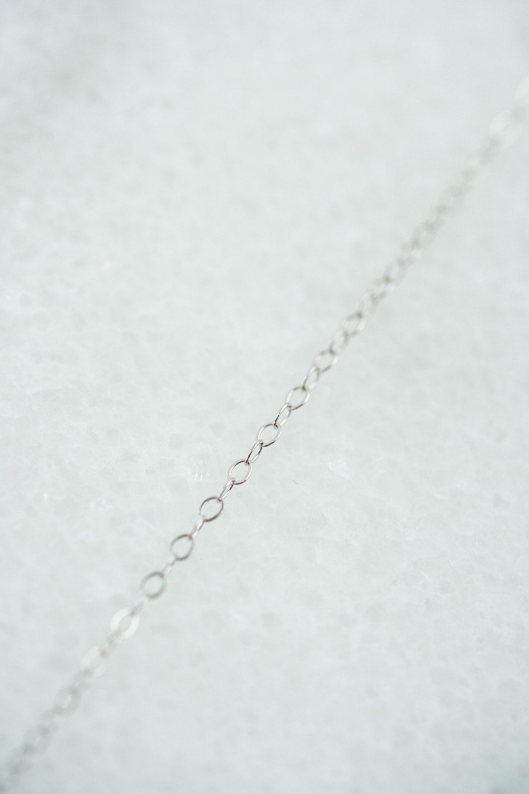 Dainty Cable Chain - 14K White Gold