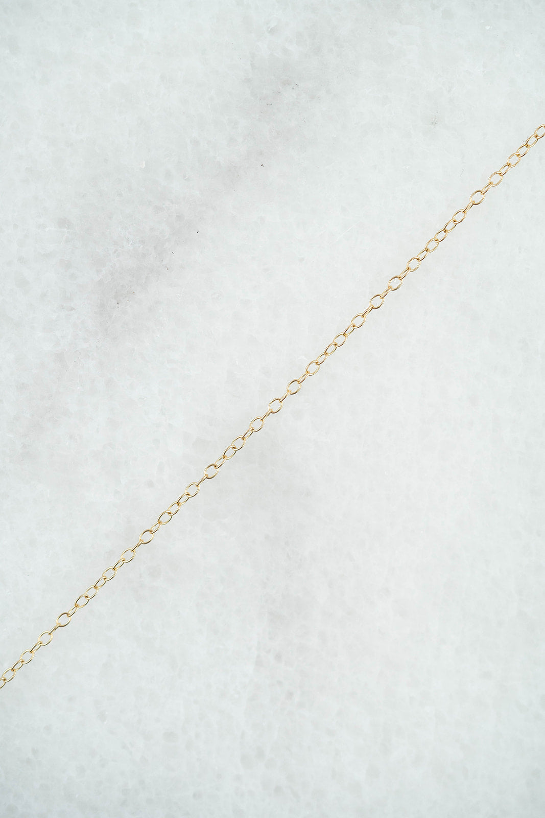 Dainty Cable Chain - 14K Yellow Gold