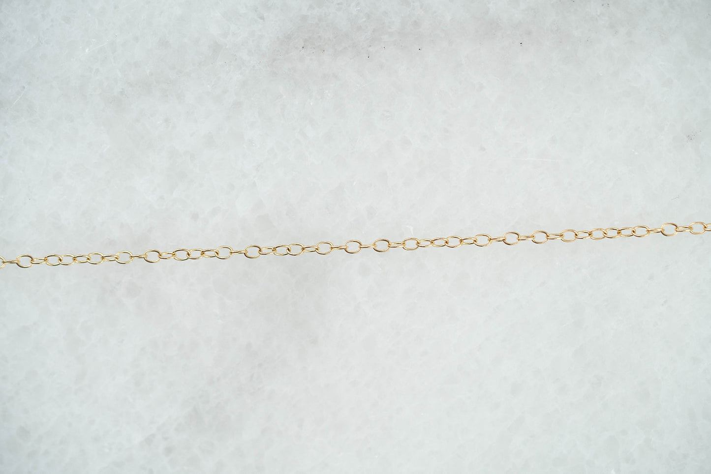 Dainty Cable Chain - 14K Yellow Gold