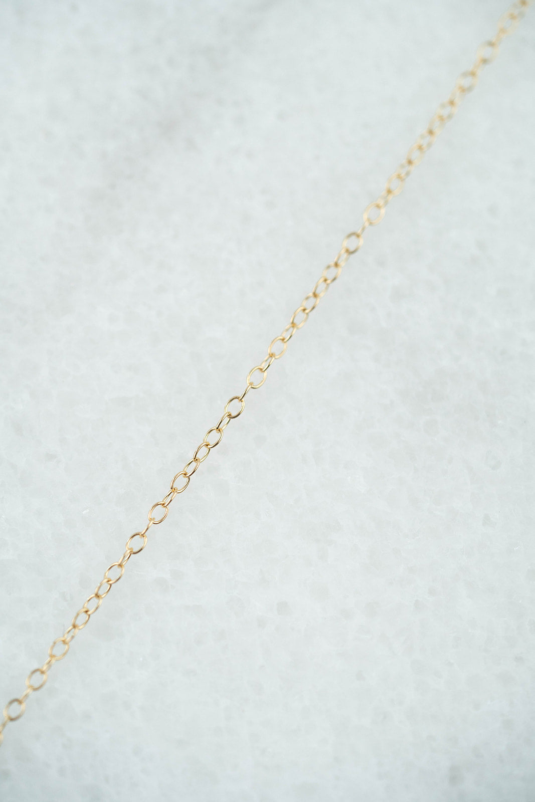 Dainty Cable Chain - 14K Yellow Gold