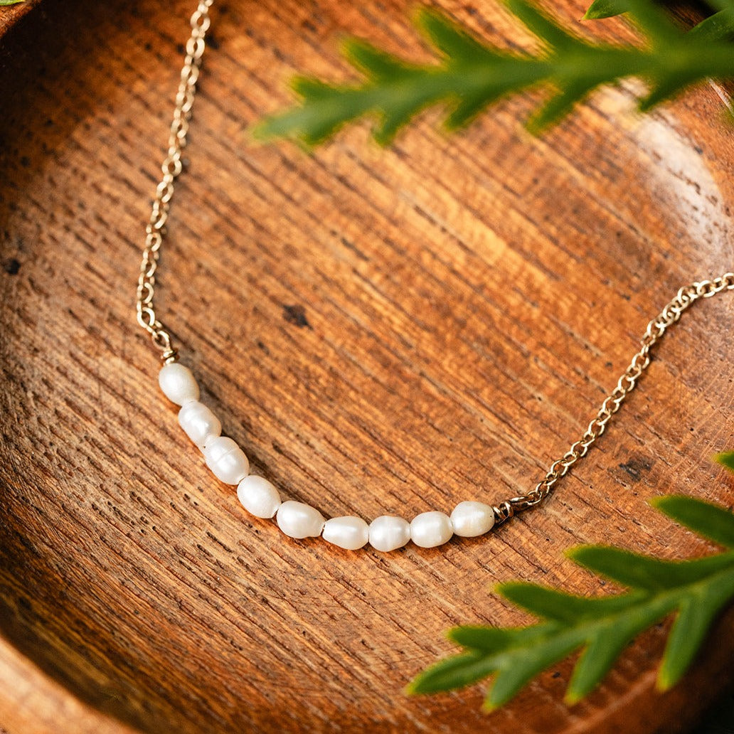 Pearl Arc Necklace