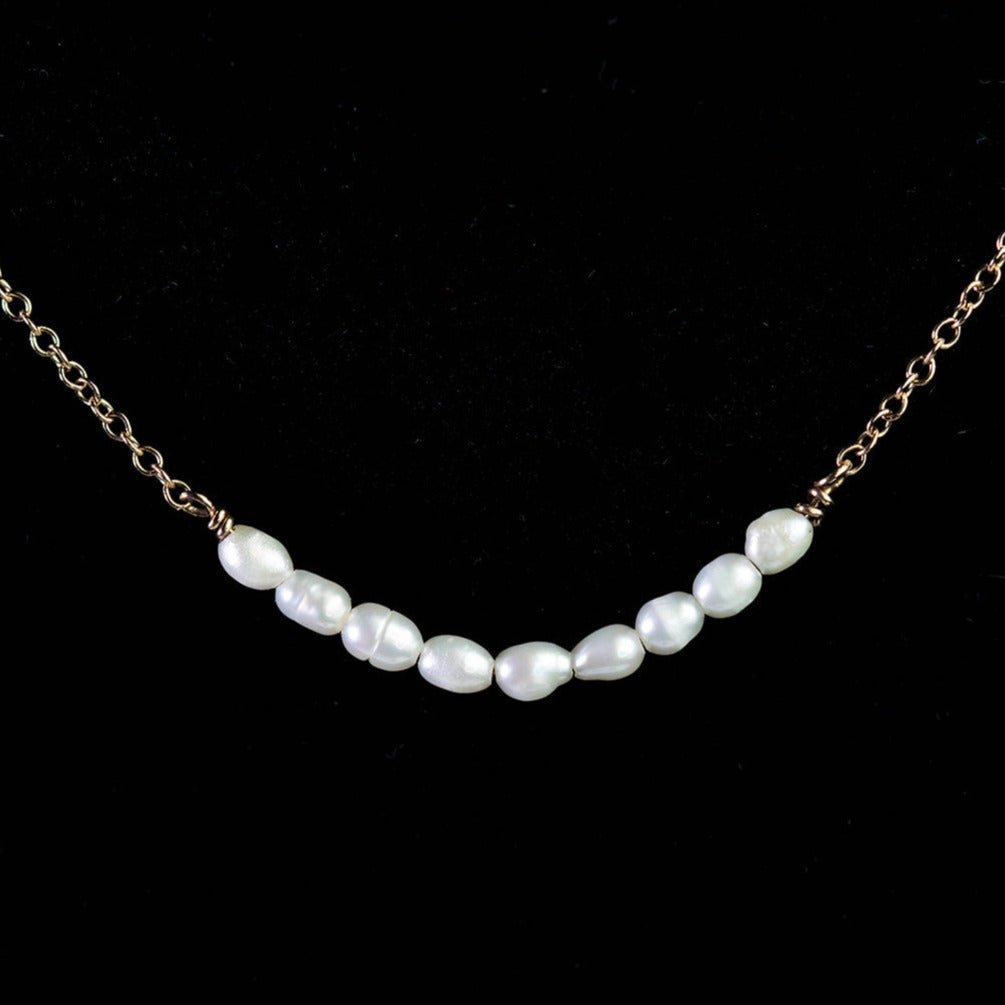 Pearl Arc Necklace