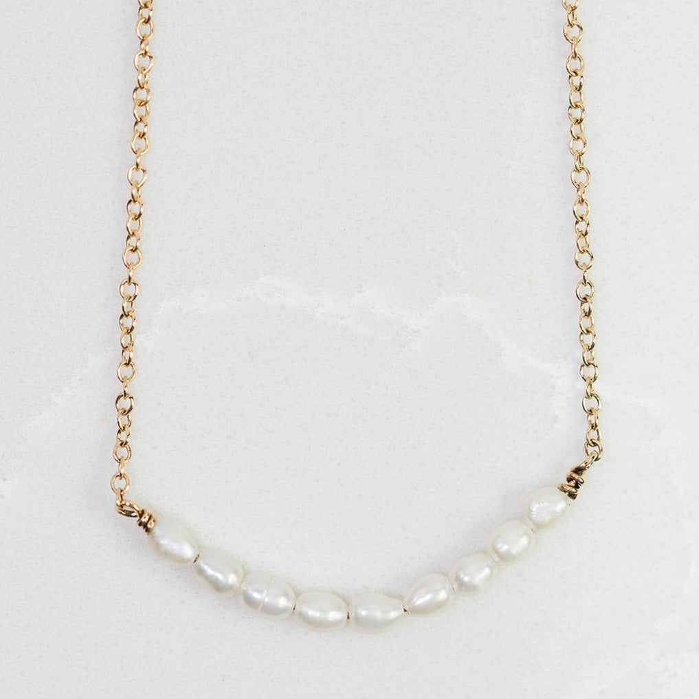 Pearl Arc Necklace