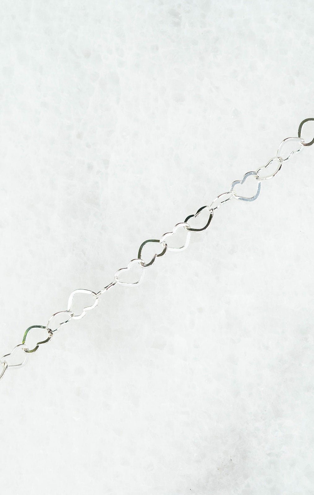 Chain of Hearts - Sterling Silver