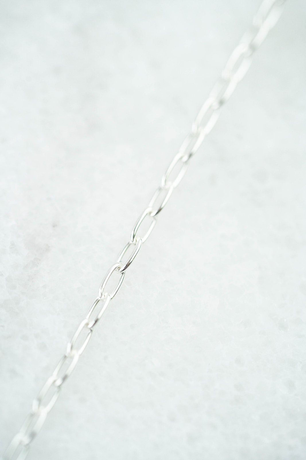 Dainty Paperclip Chain - Sterling Silver