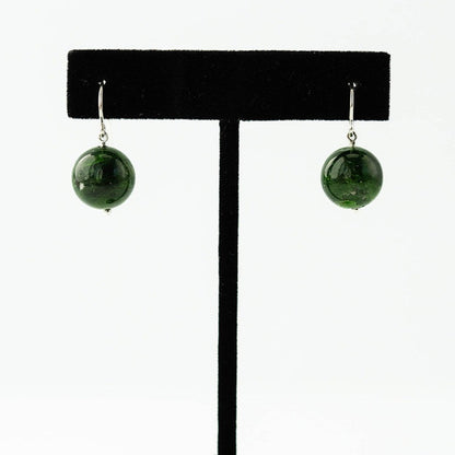 Chrome Diopside Earrings