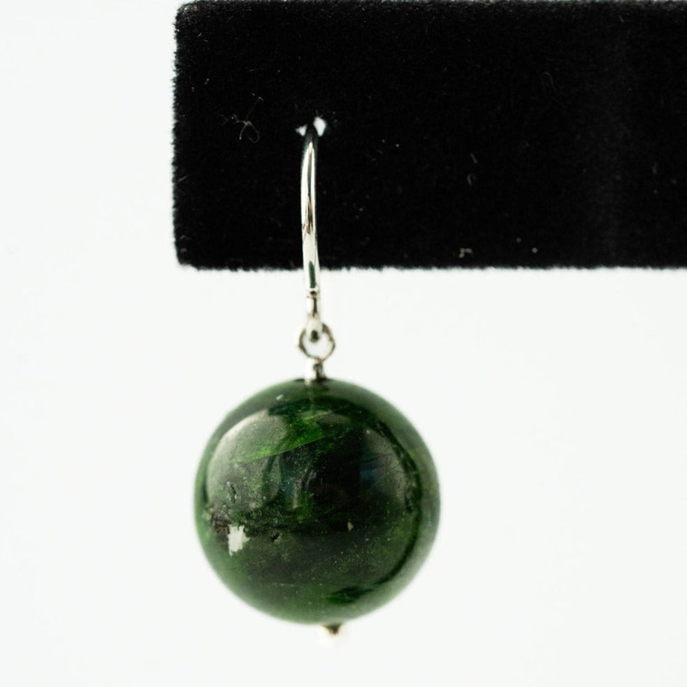 Chrome Diopside Earrings