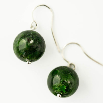 Chrome Diopside Earrings