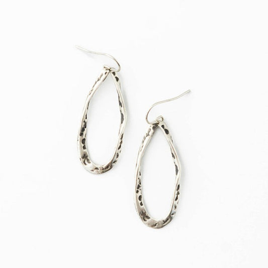 Organic Oval Earrings