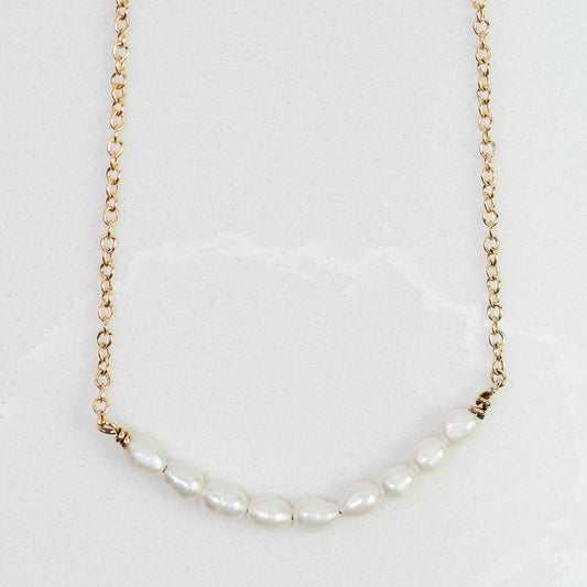 Pearl Arc Necklace